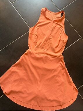 Lululemon Align Dress Peach Coral Orange Nulu Size 6